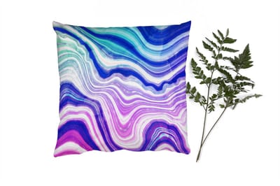Sierkussens - Kussentjes Woonkamer - 40x40 cm - Neon - Agaat - Geode - Edelsteen