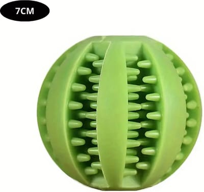 Livano Honden Speelgoed - Hond - Speelgoed - Dog Toy - Hondenbal - Snacks - Groen 7cm