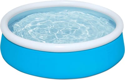 Opblaasbaar kinderzwembad, rond opblaasbaar zwembad voor kinderen en peuters, buitenzwembad, 1,52 m x 38 cm