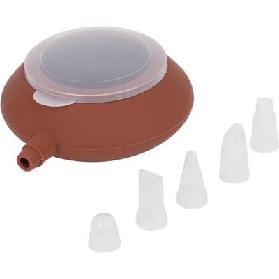 1 Stuk Grote Siliconen Macaron Vorm Pot Bakken Decoreren Gebak Room Cake Spuitmond Gereedschap gray