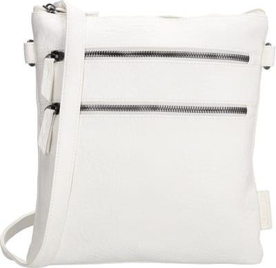 Beagles Langreo Crossbody Tas Schoudertasje met handige Ritsvakken - Wit