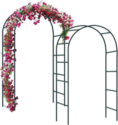 Tuin Rozenboog voor Klimplanten - Weerbestendig Tuindecoratie 240 x 140 x 38 cm