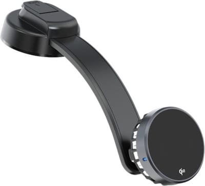 FTQ-125 Magnetische Telefoonhouder Auto – 15W - QI2 Draadloos Opladen met Halfgeleiderkoeling – Veilig & Snel Opladen voor Dashboard - Inclusief FuturiQ Type-C oplaadkabel