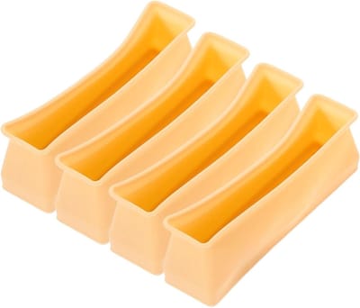 Meubelbeschermers - Stoelpootdoppen Vloerbeschermers - Meubels Stabiliseren - Antislip Siliconen - 10x3.5cm - Transparant