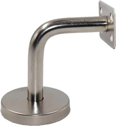 Leuninghouders - Trapleuningsteun - Veilige trap - Roestvrij staal - 10 stuks - Zilver