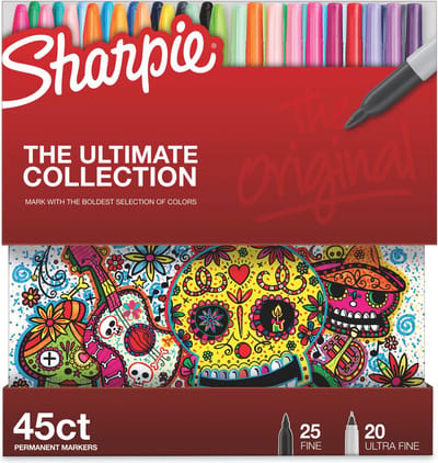 Sharpie - Ultimate Collection - 25 FinePoint & 20 Ultra Fine point - In luxe box