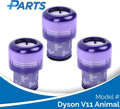 Dyson V11 Animal Filters (3 Stuks, Plus.Parts® alternatief voor 970013-02)