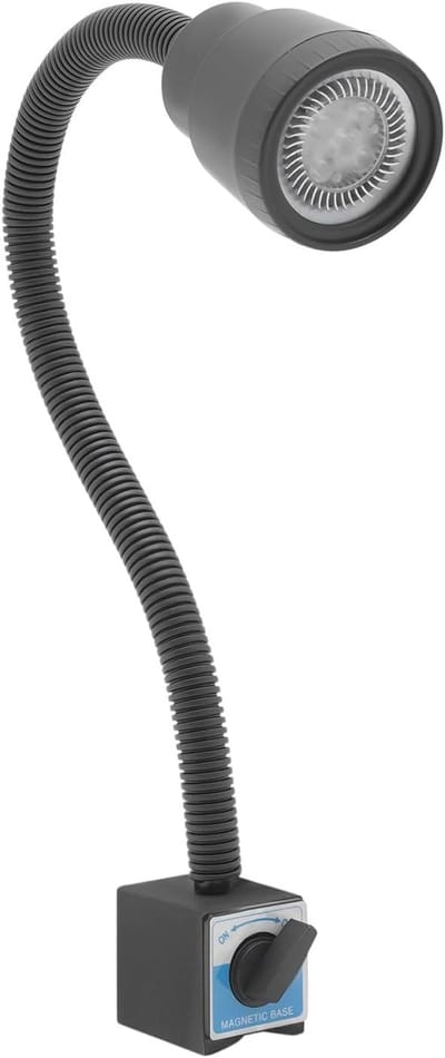 Magnetische Werklicht - LED Lamp - Gereedschap Verlichting - Flexibele Zwanenhals - 50cm Slang - Zwart Blauw