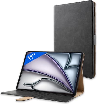 Luxe Hoesje geschikt voor iPad Air 11 inch 2024 A2902, A2903 Hoes Kunstleer Case Smart Cover