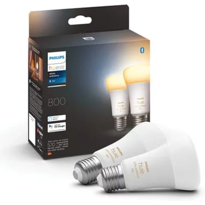 Philips Hue Ledlamp Dim To Warm E27 9w 2 Stuks
