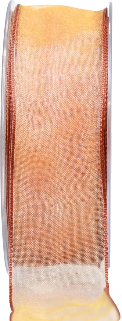 Chiffonlint organzalint organza oranje 40mm 20m