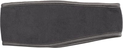 K-up winter hoofdband Sport - oorwarmer - antraciet - fleece - volwassenen - lichtgewicht