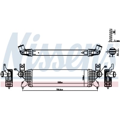 Intercooler NISSENS 961507