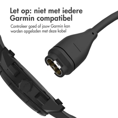 imoshion USB-A oplaadkabel voor de Geschikt voor Garmin Watch - 0,5 meter