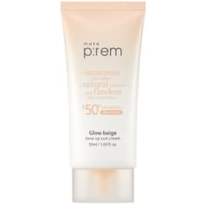 [maak blz:rem] Glow Beige Tone Up Zonnecrème SPF 50+ PA++++ 50ml white