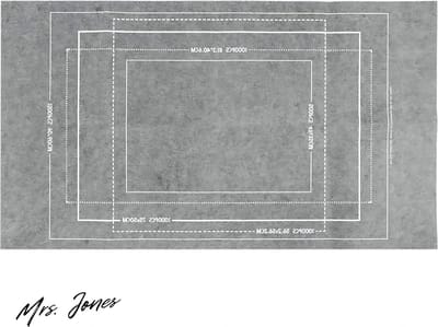 Mrs. Jones Jigsaw Puzzle Mat Grey Felt Roll-Up Puzzle Mat Holder Puzzle Storage 1500 1000 500 Pieces 45.7 x 26 Inches .