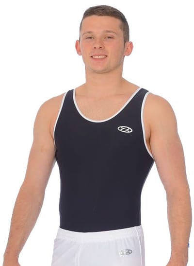 Zwart Ace herenturnpak maat 40 jongens gympak zwarte lycra