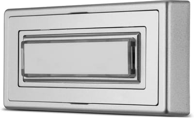 Verlichtbare Deurbel met Schild 8-12 VAC 1,5 A Zilver