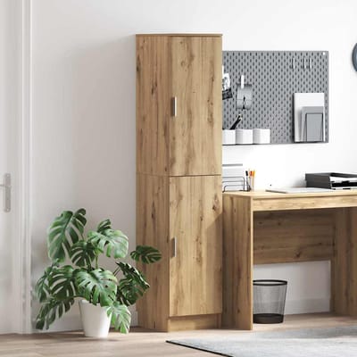 vidaXL - Highboard - Artisan - Eiken - 35 - x - 39 - x - 168 - cm