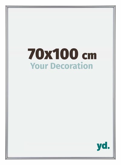 Your Decoration - Puzzellijst 70x100 cm - Zilver Hoogglans - Puzzellijst 1500-2000 stukjes - Kunststof Fotolijst - Annecy