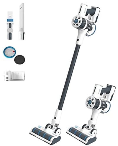 Draadloze 2-in-1 stofzuiger met digitale motor en zelfreinigende elektrische borstel - 200 Watt