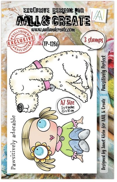 Aall & Create clearstamps A7 - Pawsitively perfect