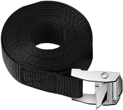 Solidchoice- Sjorband 5 m - Sjorband met ratel - Bevestigingsriem - Verstelbare sjorband - Robuuste sjorriem - Professionele lastriemen - Spanband