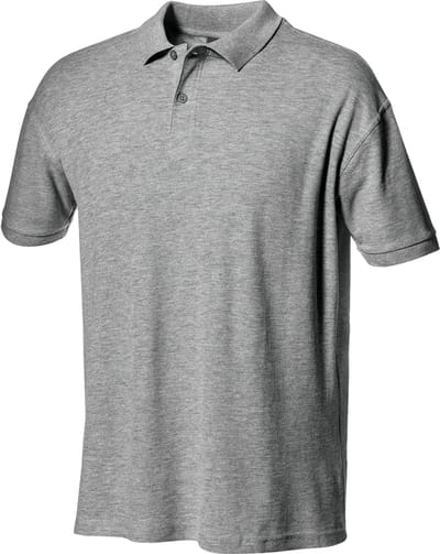 SIR SAFETY SIRFLEX POLO Korte mouw Werkpolo HEREN Grijs - 100% Katoen - 200 g/m² - Zacht Afgewerkt