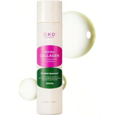 CKD Retino Collagen First Essence 150ml, Dagelijkse Gezicht Diepe Hydratatie Essence Met Retinol En Collageen, Bevordert Versteviging, Zachte Exfoliatie white