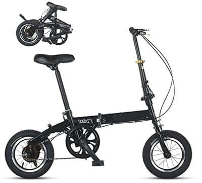 Vouwfiets voor volwassenen en jongeren - 12 inch, lichtgewicht, snel vouwsysteem