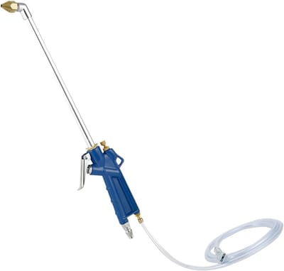 Sproeikop -Sproeikop tuinslang - Reinigingsspuitpistool - Hogedruk pneumatisch reinigingsspuitpistool - Luchtblaasreinigingsspuitpistool - 90 cm slang - Geschikt voor het reinigen van auto's, vloeren, gras en muren