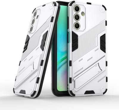 Solidenz StandGuard Xtreme geschikt voor Samsung Galaxy A15 hoesje - Wit