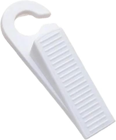 Deurstopper Haak - Wig Deurstop - Bescherming Muren - Vermindert Geluid - 1 Stuk - Wit