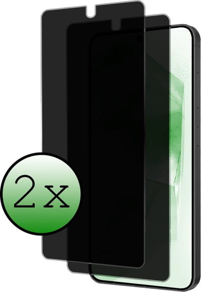 Screenprotector - 2 Stuks Geschikt voor Samsung Galaxy A55 - Privacy Filter - Beschermglas - Gehard Glas - Tempered Glass - Screen Protector