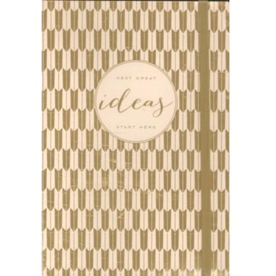 Modern Gold Ideas Gilded Journal - Galison