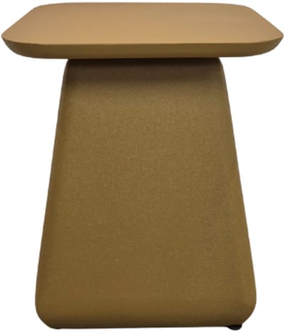 Deco4yourhome® - Salontafel - Bijzettafel - Vierkant - Geel - Oker - Yellow - Mustard - 40x40x58cm
