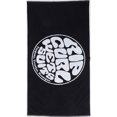 Rip Curl 2025 Logo-handdoek - Black