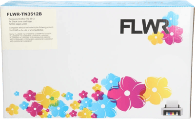FLWR - Toner / TN-3512 / Zwart - Geschikt voor Brother