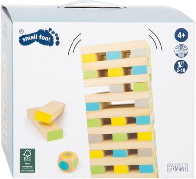 Small Foot - Wooden Wobble Tower Balance Game XXL