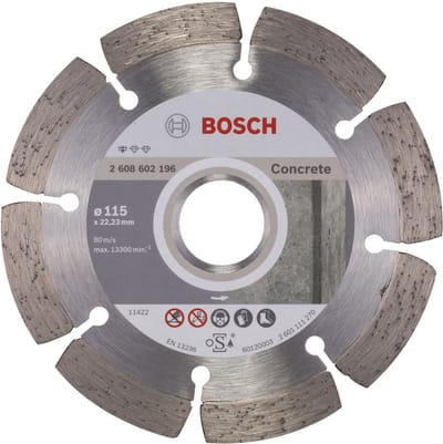 Bosch - Diamantdoorslijpschijf Standard for Concrete 115 x 22,23 x 1,6 x 10 mm