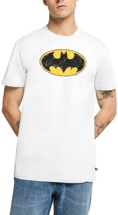 Batman Logo Used Look Premium T Shirt Heren