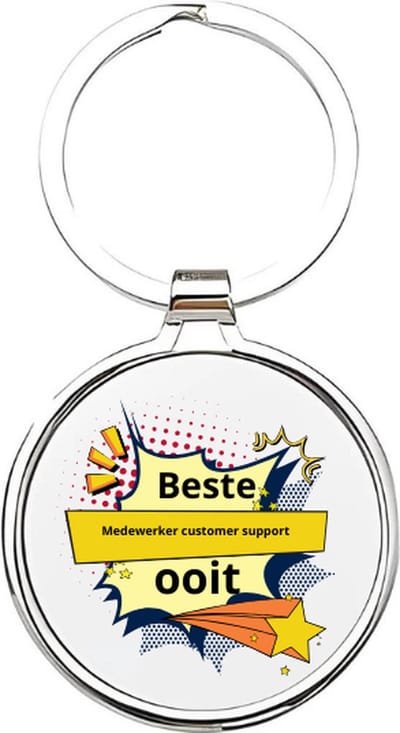 Akyol - de beste medewerker customer support ooit Sleutelhanger - Werk - de beste medewerker customer support ooit - medewerker customer support - customer support - support - klantendienst - klantenondersteuning - receptioniste - 4 x 7,5 CM
