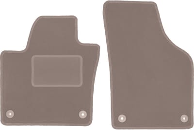 Beige voormatten voor: Seat Alhambra II minivan (2010-2018)