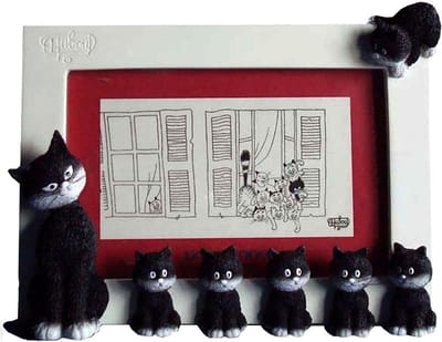 Dubout Katten Collectie 3D Fotolijstje – 22 x 17,8 x 7,8 cm