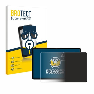 BROTECT - privacy screenprotector voor Xiaomi Redmi Pad 2 Pro (Landschapsmodus) - Folie Beschermfolie Blauwlichtfilter