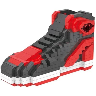 Mini Sport Basketbalschoenen Bouwstenen Sneakers Figuur DIY Assemblage Bakstenen Speelgoed Voor Kinderen Jongens Verjaardag Kerstcadeaus