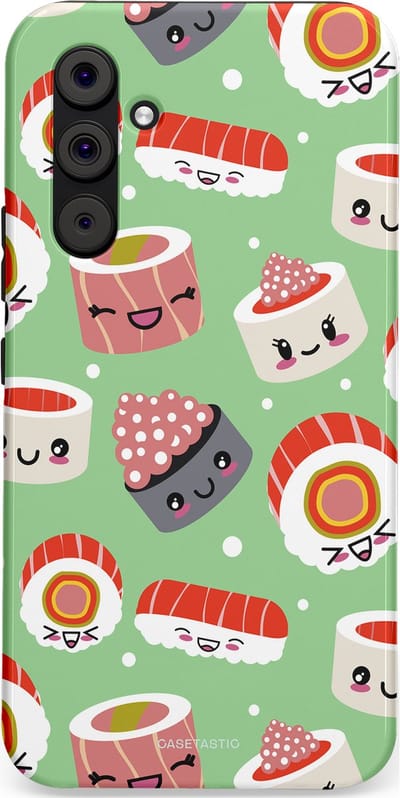 Casetastic Hoesje Geschikt voor Samsung A54 (5G) - Stijlvolle Beschermende Duo-layer Case - Sushi wonders