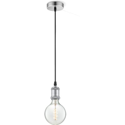 Home sweet home hanglamp Vintage Spiral g125 - Mat staal - helder