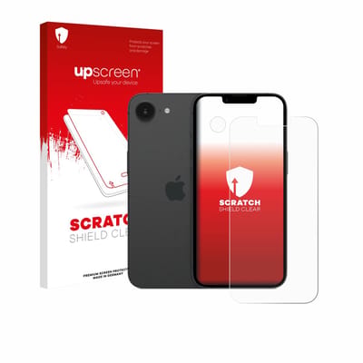 upscreen - Screenprotector voor Apple iPhone 17e (Voor+Camera) - Folie Beschermfolie transparant