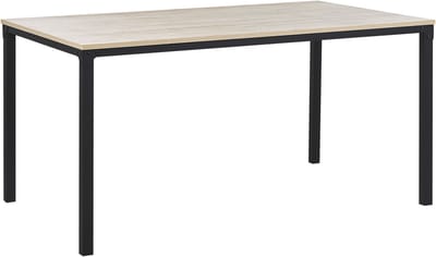 HOCKLEY - Eettafel - Lichte houtkleur - 90 x 150 cm - Vezelplaat